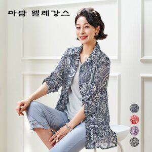 [마담엘레강스] 알리사 페이즐 쉬폰 앙상블 K231JK03+K231BL03