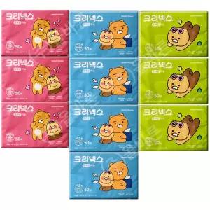 크리넥스 여행용티슈 카카오 프렌즈  50매x10개 (500매)