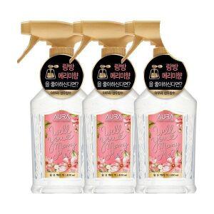 (엘지생활건강)아우라 섬유향수 윌유메리미 400ML X 3개