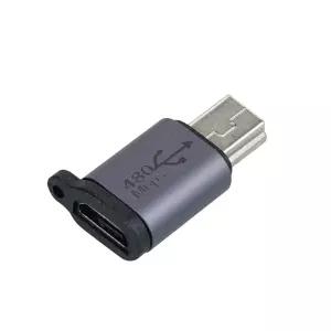 Coms USB Micro 5핀 to 미니 5핀 변환 젠더 TB798