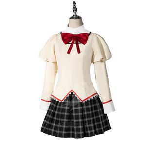 마도카마기카 피규어 Fugu Bird 마법 소녀 마도카 Magica 코스프레 교복 Shikame Madoka Akemi Homura Saya