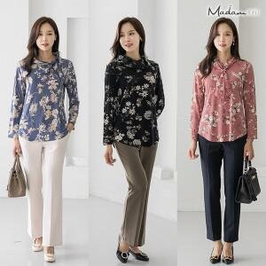 [하프클럽/마담4060]24FW 마담4060 스카프 블라우스 3종