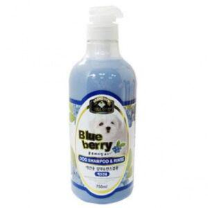 [기타]애완용품 뉴벨버드 블루베리 샴푸n린스 750ml