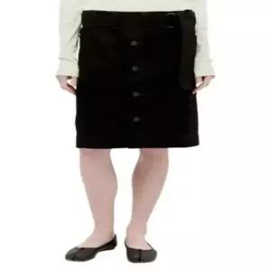 르메르 미디 스커트 SK1024 LD1004 999 BLACK DOM