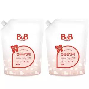 비앤비 유아 섬유유연제 자스민향 1500ml 리필형 2입