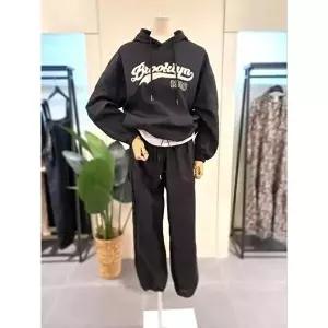 [미스칸트]미스칸트 STP306BK 바스락 1980 후드 조거 세트 블랙
