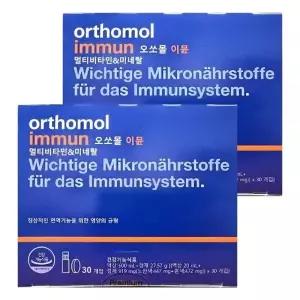 오쏘몰 이뮨 멀티비타민 미네랄 (액상 20ml + 정제 919mg) x 30개입 2박스 HIS