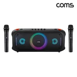 [COM808] Coms 블루투스 스피커 앰프 무선 마이크 최대 70W 노래방 버스킹