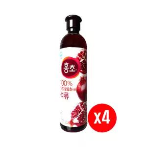 홍초 석류 900ml x4개