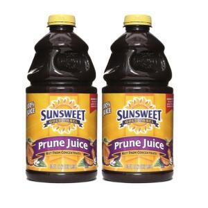 sunswe엣지et 프룬주스 1.89L x 2병입 자두주스 과일음료
