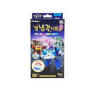 메이클린 로보카 폴리 열냉각시트 6매입 어린이 유아 해열시트 쿨링 패치
