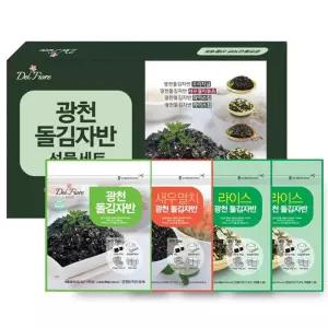 밥맛살리는 광천 돌김자반 4종세트 델피오레 실속형 선물세트