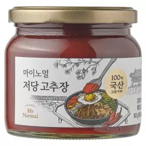 마이노멀 저당 고추장 500g 1개 식사 외식 분식 즉석요리 집밥 한식