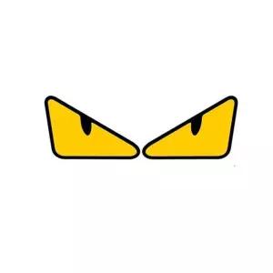 차량 고양이눈 반사 스티커 튜닝 데칼 좌우 세트