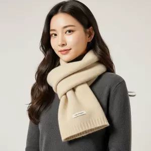 데일리 니트 머플러 긴목도리 롱 목도리 겨울 넥워머