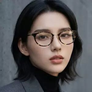 안경테 MM5044 D 52A 아시안핏 메탈 뿔테 콤비 명품 여자 남자