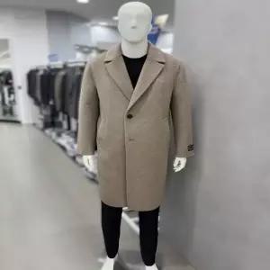 남자 세미오버핏 울 캐시미어 혼방 모직 롱 핸드메이드 코트 3컬러
