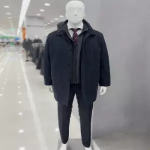 남성 겨울 거위털 구스다운 패딩 롱 맥코트형 점퍼 내피 경량 조끼 세트 2컬러 / 네이비, 카키