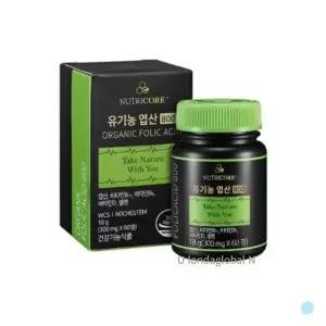 [하프클럽/기타]뉴트리코어 유기농 엽산 400 임신준비  2개월분