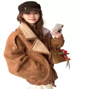 더블 2COLOR 무스탕코트 터틀넥