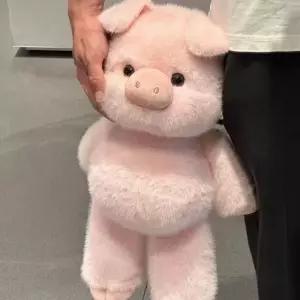 무드바이브 안고자는 귀여운 핑크 브라운 돼지 인형 쇼파 등받이 쿠션 베개 바디필로우