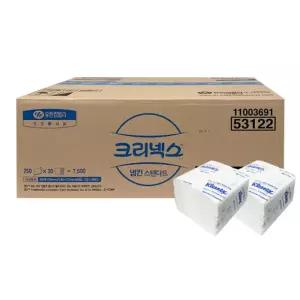 (크리넥스) 크리넥스 냅킨 스탠다드 180매 /업소용냅킨/종이티슈/네프킨/테이블/식탁용/식당용/위생/무지/