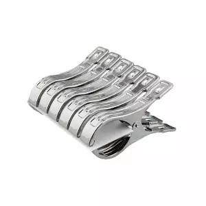 스테인리스 SYR558D2 빨래집게 C형 120mm 6개입