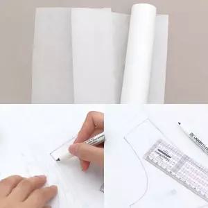 소잉데일리_롤 부직포 패턴지 무지 50cm 도안 카피