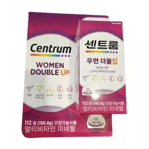 센트롬 우먼 더블업 멀티비타민 미네랄 112정 x 1개