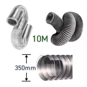 덕트 후렉시블 자바라 호스 알루미늄 타포린 주름관 연통 10M 350mm