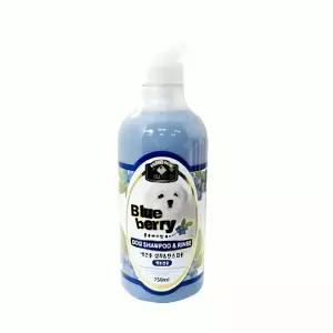 뉴벨버드 블루베리 샴푸린스 750ml 애견 샴푸 천연 반려동물 미용 헤어 케어 향