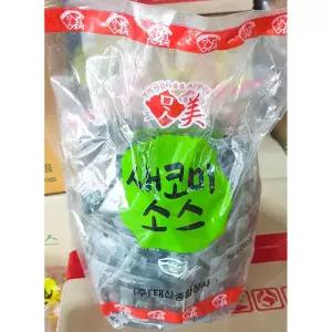 맛미 새코미소스 5gx200입 일회용 1KG 겨자 강겨자 액