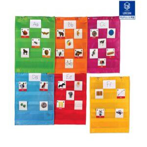 q) (러닝리소스) 레인보우 자석 포켓 차트 6set LER2386
