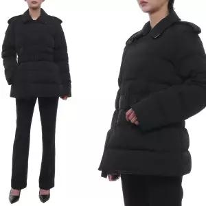 [롯데백화점]버버리 24FW 여성 나일론 퍼퍼 쇼트 패딩 8097862 BLACK SAND 24F
