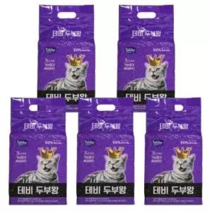 모래추천 테비 두부왕 가는입자7L 베이비파우더X5개(1박스)
