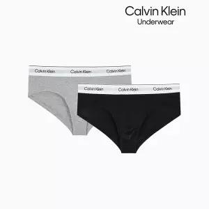 [Calvin Klein]남성 아이콘 코튼 2팩 힙브리프/삼각팬티 NB4387-UJH