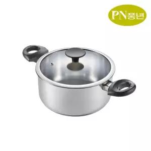 PN풍년 바닥3중 인덕션 가스 스텐 양수냄비 18cm 뉴 루체IH 멀티팟 파스타 무쇠 찌개 추천