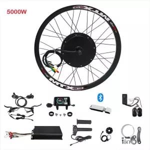 72V 5000W MTX39 리어 모터 휠 전기 자전거 변환 키트 100A Sabvoton 컨트롤러 포함 26인치