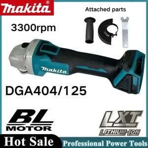 마키타 DGA404 125mm/100mm 브러시리스 리튬 전기 앵글 그라인더 충전식 절단기 고출력 연마기