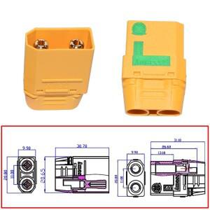 XT90 안티 스파크 커넥터 케이블 DC 12V 배터리 악어 클립 클램프 10AWG 충전용
