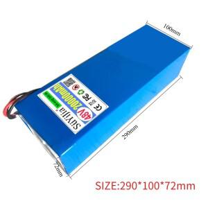 48V 20Ah 13s4p 21700 고출력 충전식 리튬 배터리 팩 800w 내장형 BMS 보호 기능