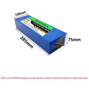 새로 제작된 48V 20Ah 13s4p 21700 고출력 충전식 리튬 배터리 800w 내장 보호 BMS