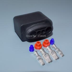 Shhworldsea 플라스틱 커넥터 방수 4 터미널 핀 3.5mm 1J0919231