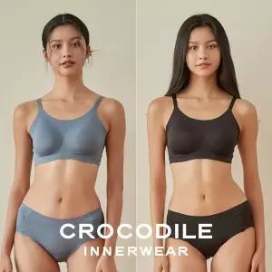 [NS홈쇼핑][크로커다일] 나일론모달 스트랩 패드일체형 브라팬티 4종세트 CDW4O0709_T..[35968749]