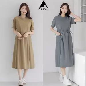 [백화점 정품] 네파 여성 여름 컴포 캐쥬얼 캠핑 여행 냉감 쿨 경량 원피스 7L42861