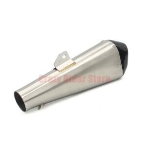 60mm 카본 파이버 이스케이프 모토 CT 배기 오토바이 머플러 커버 헤더 하야부사 GSX1300