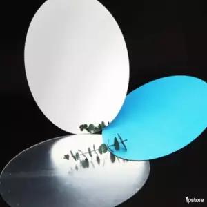 좋은가게 옷장거울 거울DIY 아크릴거울 타원형 16cmx22cm 12호