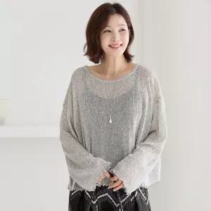 [무료배송] [빅사이즈](신상)(66-88) 이슬 리얼 여리핏 니트 3NT604218