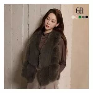 조르쥬 레쉬 25FW 루벨 faux 폭스퍼 베스트1087909 1198971