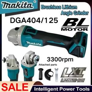 마키타 호환 DGA404 125mm/100mm 브러시리스 bldc 리튬 전기 앵글 그라인더 충전식 절단기 고출력 연마기